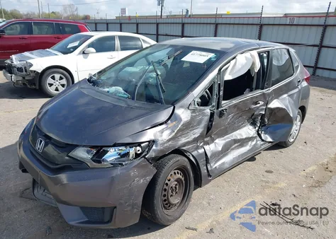 2016 Honda Fit Lx из США, поврежденный, VIN JHMGK5H56GX041075